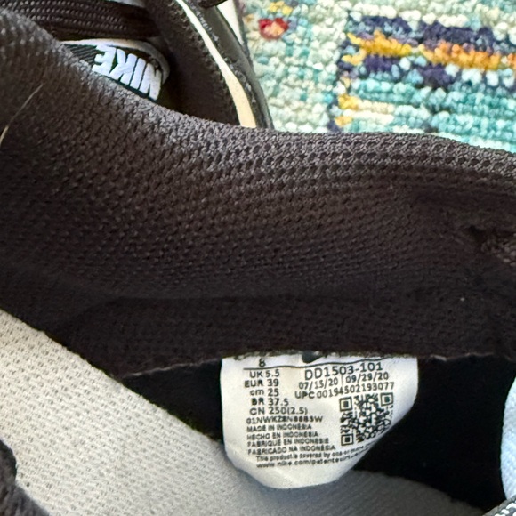 Nike Air Jordan Dunk Low Black and White - Picture 14 of 14